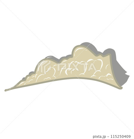 Design graphic of Cloud. Abstract cloudy. Perfect for ico, logo, sticker, tattoo 115250409