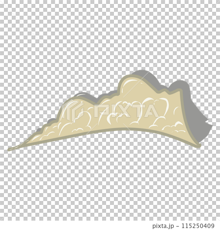 Design graphic of Cloud. Abstract cloudy. Perfect for ico, logo, sticker, tattoo 115250409