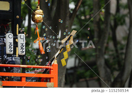 仙台青葉まつり　山鉾巡行シャボン玉 115250534