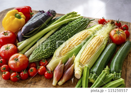 色とりどりの野菜 野菜集合 色とりどりの野菜 野菜集合 115250557