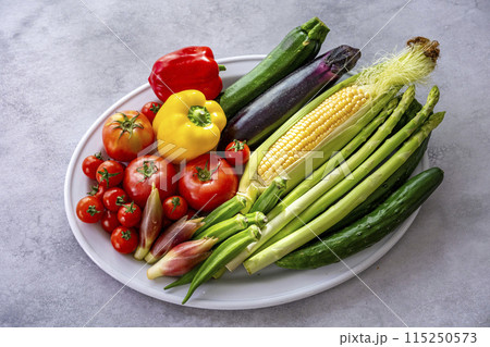 色とりどりの野菜 野菜集合 色とりどりの野菜 野菜集合 115250573
