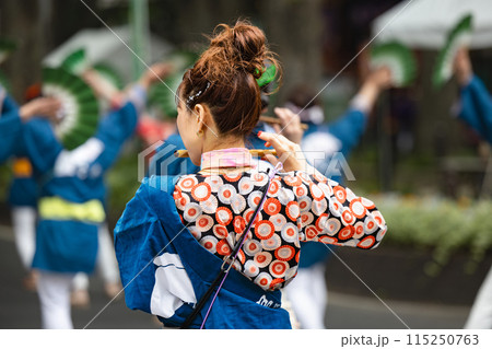 仙台青葉まつり　すずめ踊り大流し鳴り物祭笛 115250763