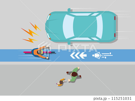 自転車違反：右側通行（上 115251031