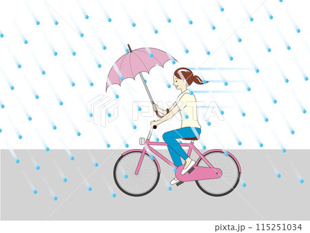 自転車違反：傘さし 115251034