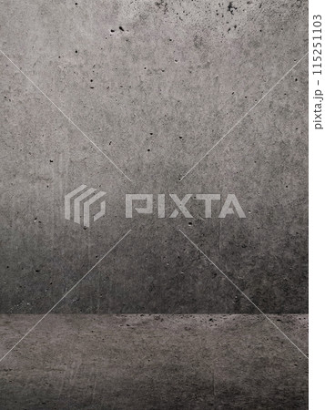 Cement floor, cement wall for background 115251103