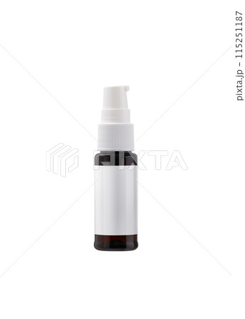 Spray bottle. Empty product packaging mockup isolated on white background. Spray bottle. Empty product packaging mockup isolated on white background. 115251187