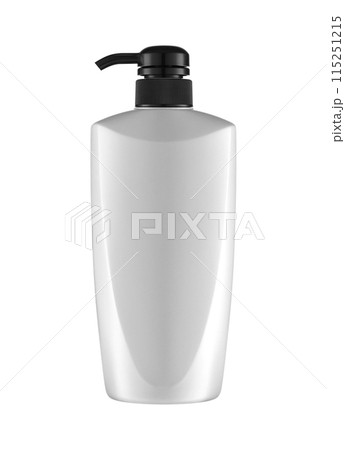 Empty product packaging pump bottle mockup isolated on white background. Empty product packaging pump bottle mockup isolated on white background. 115251215