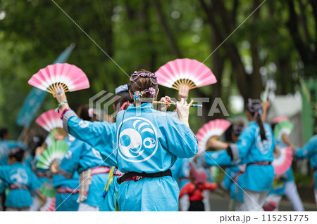 仙台青葉まつり　すずめ踊り大流し鳴り物祭笛 115251775
