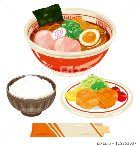 ラーメン定食2 ラーメン定食2 115252037