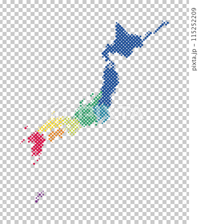 日本地図 115252209
