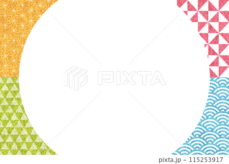 和柄 和紙 文様 背景 和柄 和紙 文様 背景 115253917