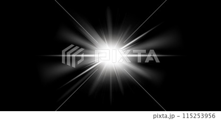 光のエフェクト素材 光のエフェクト素材 115253956