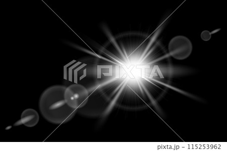 光のエフェクト素材 光のエフェクト素材 115253962