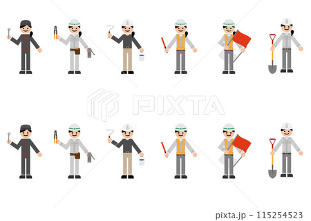 現場で働く人たち 115254523