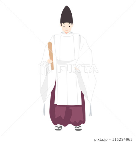 神主さんのイラスト 115254963