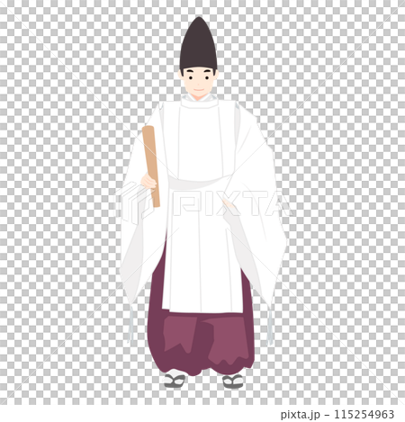 神主さんのイラスト 115254963