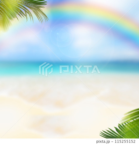 南国の海をイメージした背景素材 115255152