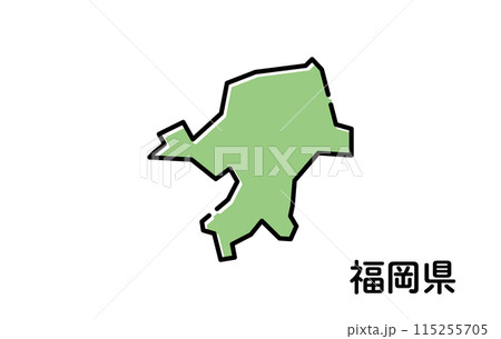 福岡県【都道府県シリーズ】 115255705