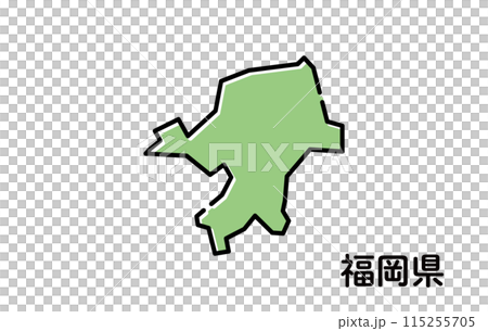福岡県【都道府県シリーズ】 115255705