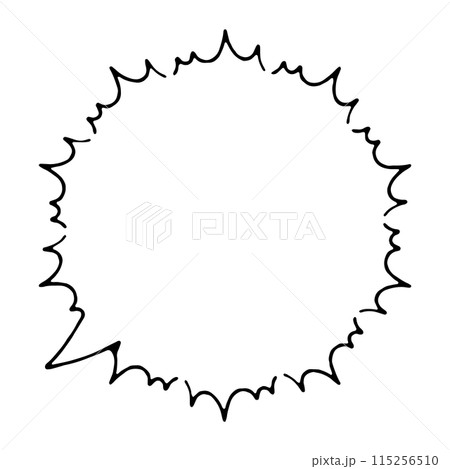 シンプルな吹き出し-12 シンプルな吹き出し-12 115256510