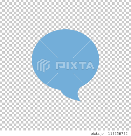 Simple and easy-to-use speech bubble frame illustration Simple and easy-to-use speech bubble frame illustration 115256752