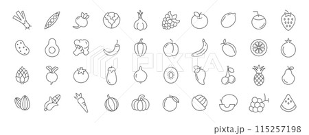 Fruits and vegetables Fruits and vegetables 115257198