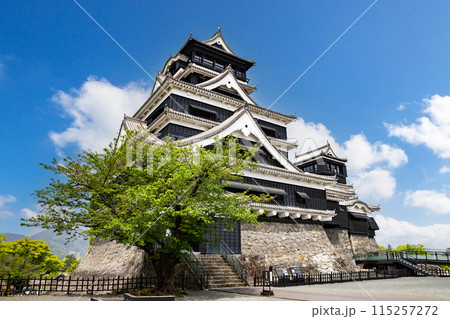 完全復旧した熊本城天守閣 完全復旧した熊本城天守閣 115257272