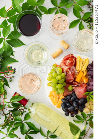 Outdoor wine tasting Outdoor wine tasting 115257471