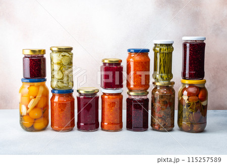 Preserving vegetables for the winter 115257589