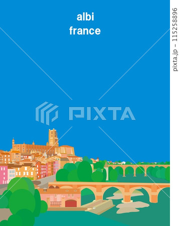 アルビ albi フランス france アルビ albi フランス france 115258896