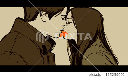 幸せの時：若い恋人たちのファーストキス