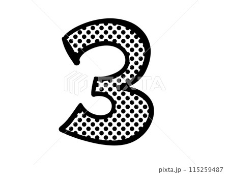 数字の3ドット 115259487
