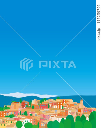ルシヨン　roussillon　フランス　france 115259792