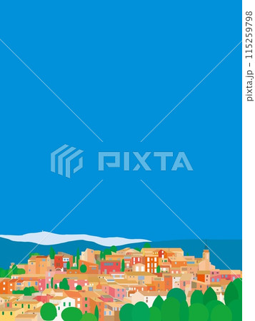 ルシヨン　roussillon　フランス　france 115259798