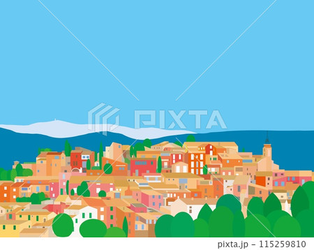 ルシヨン roussillon フランス france ルシヨン roussillon フランス france 115259810