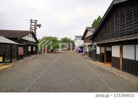 北海道松前 松前藩屋敷の町並み 北海道松前 松前藩屋敷の町並み 115260015