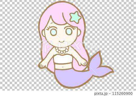 人魚イラスト 人魚イラスト 115260900