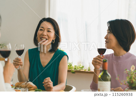 a forty-something woman a forty-something woman 115260938