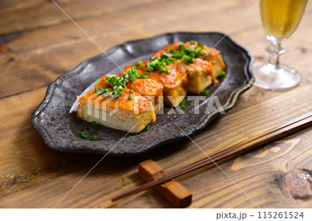 明太マヨチーズ厚揚げ 115261524