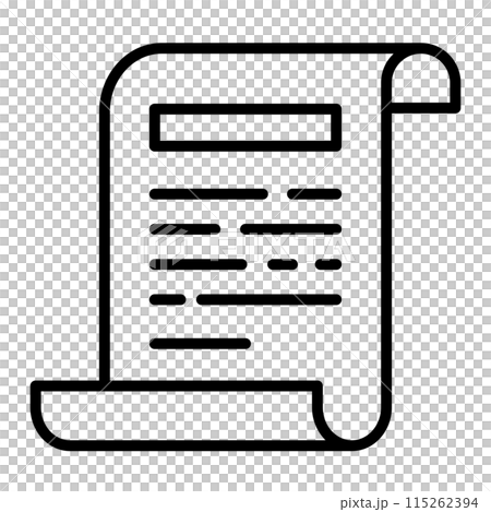 ガイドラインのアイコン。 ガイドラインのアイコン。 115262394