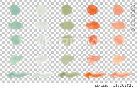 Watercolor lines, headings, and decorations set 3 Watercolor lines, headings, and decorations set 3 115262826