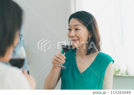 a forty-something woman a forty-something woman 115263049