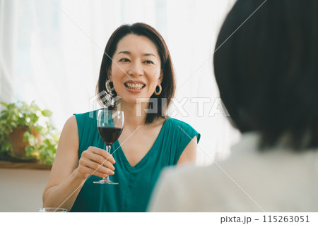 a forty-something woman a forty-something woman 115263051