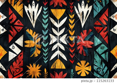 Traditional national pattern of Fiji Island Traditional national pattern of Fiji Island 115263133