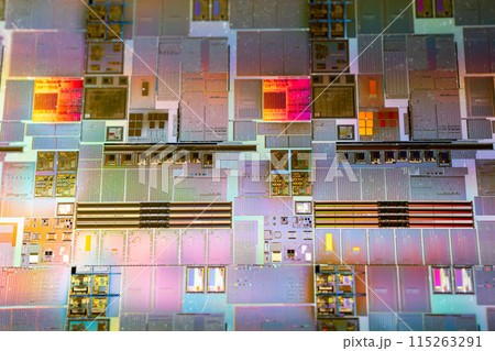 Silicon wafer for manufacturing semiconductor of integrated circuit. 115263291