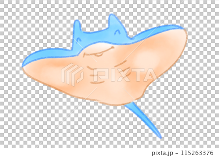 可愛的黃貂魚圖 可愛的黃貂魚圖 115263376
