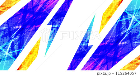 Abstract and Colorful Geometric Background with Speed Movement Concept Abstract and Colorful Geometric Background with Speed Movement Concept 115264057