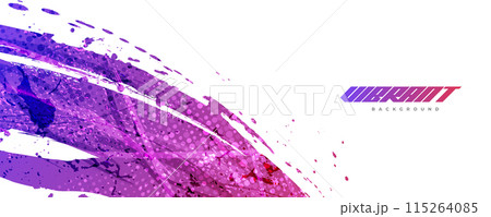 Abstract Sport Background with Red and Purple Gradient Brush Background. Grunge Brushstroke Element for Poster or Banner Design Abstract Sport Background with Red and Purple Gradient Brush Background. Grunge Brushstroke Element for Poster or Banner Design 115264085