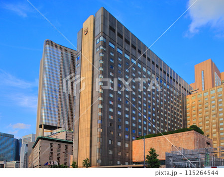 帝国ホテルを望む千代田区内幸町の夕景 帝国ホテルを望む千代田区内幸町の夕景 115264544