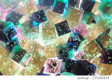 浮遊する光を反射するボックス 115265833